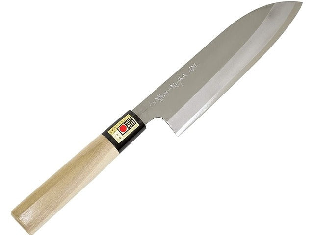 Sakai Sakaichi Japanese artisanal Santoku kitchen knife – Japanese ...